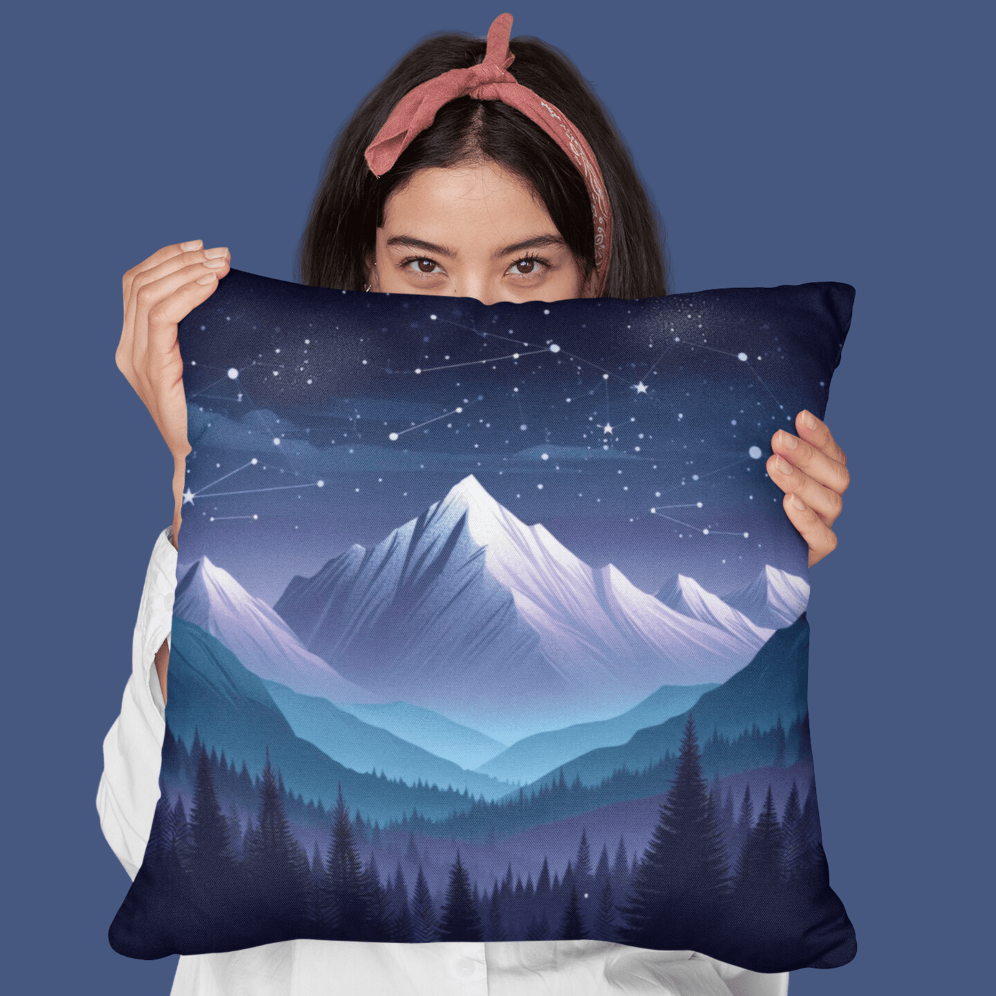 Coussin cosy "Ciel étoilé" - eternelautomne