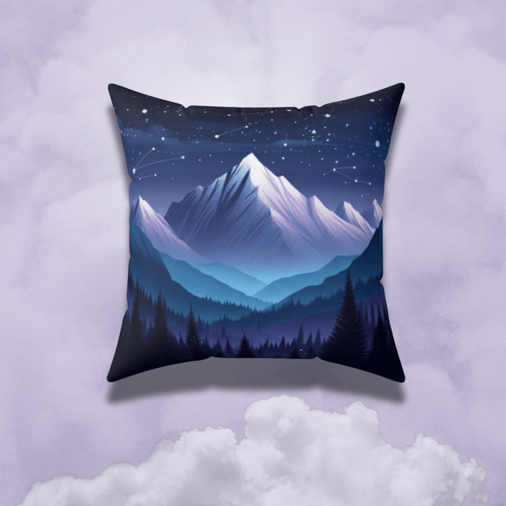 Coussin cosy "Ciel étoilé" - eternelautomne