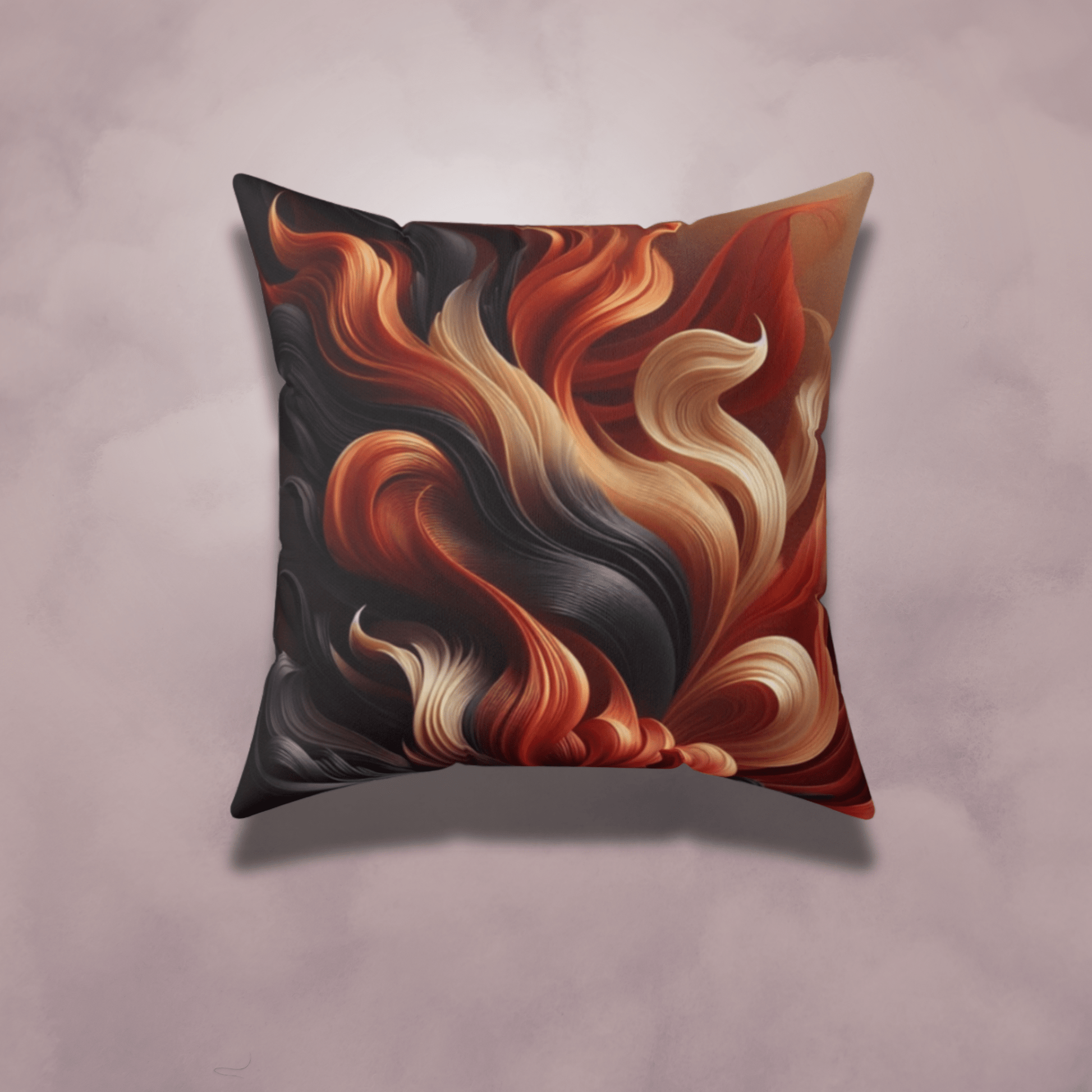 Coussin cosy "Flamme Automnale" - eternelautomne