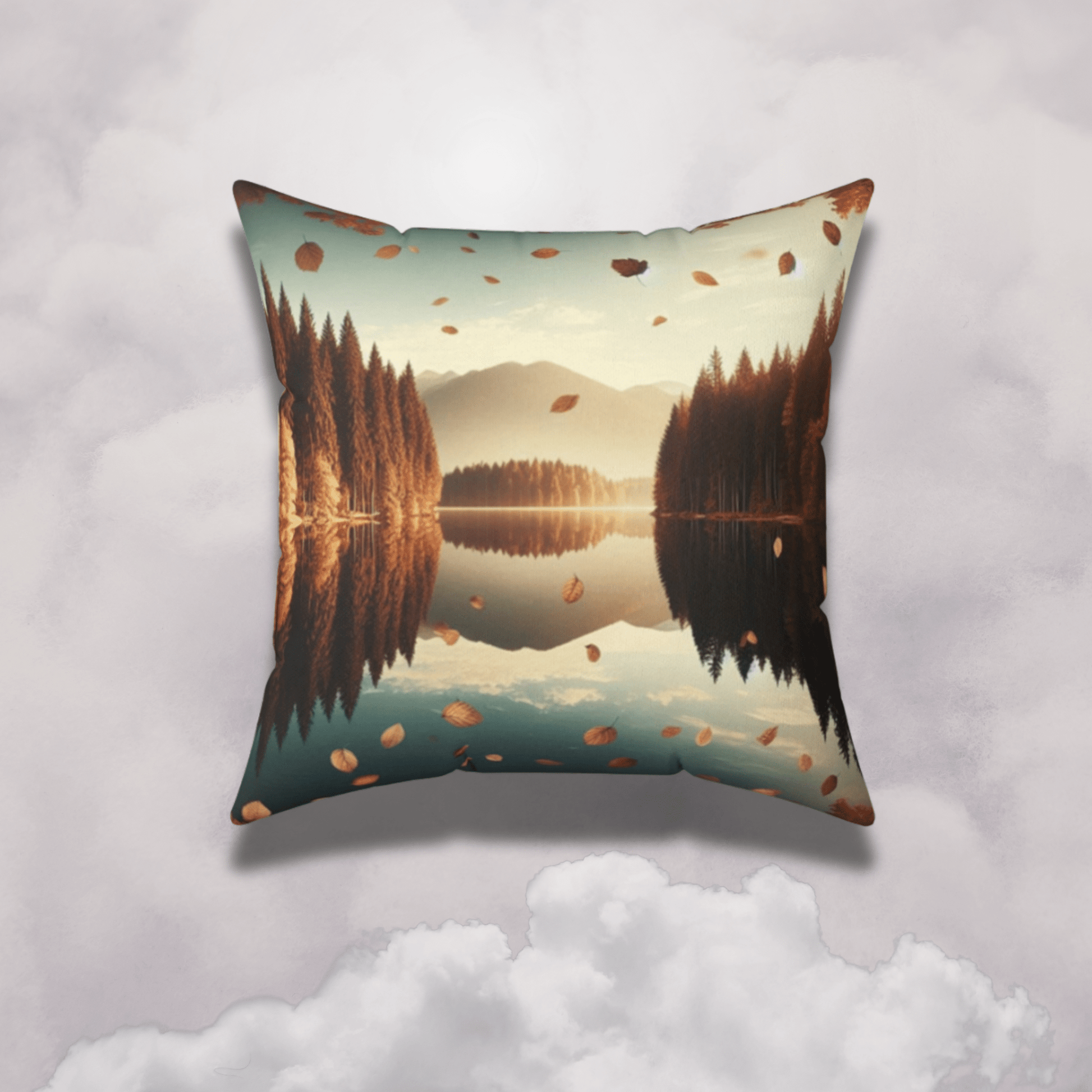 Coussin cosy "Reflet d'Automne" - eternelautomne